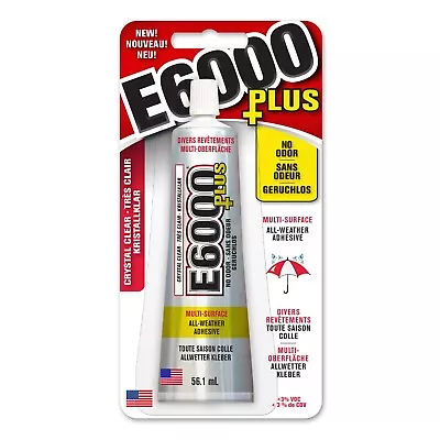 E6000 Plus Craft Glue & Snip Tip~FabricWoodGlassGemsBeads Adhesive(56.1ml) • £15.95