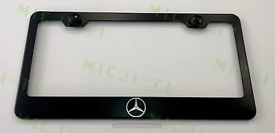 Mercedes Benz Logo Stainless Steel License Plate Frame Holder Rust Free • $10
