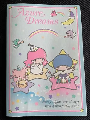 New! Vintage 1976 1984 Sanrio Little Twin Stars Notebook Azure Dreams • $29.99