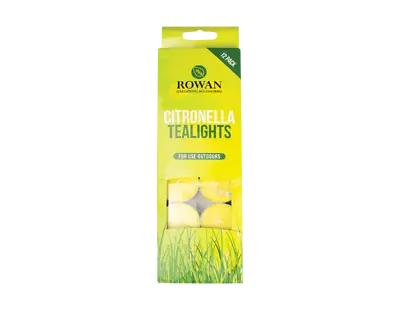12 X Citronella Tealight Candles Mosquito Fly Insect Repeller Citrus Fragrance • £3.15