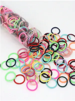 50  Extra Super Strong Mini Small Hair Elastics Bobbles Bands Kids Hair Tie • £2.69