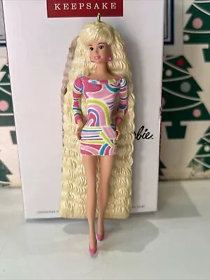 £14.99 • Buy Christmas Hallmark Keepsake Totally Hair Barbie Ornament New In Box