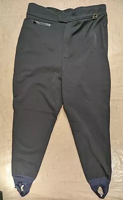 VTG Eddie Bauer Snow Pants Women's 18 Black EBTek Polartec Fleece Snowboard • $11.25