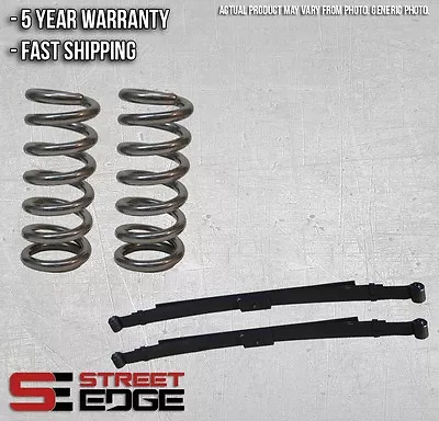 82-04 S-10/S-15 Sonoma Reg Cab 4cyl 2WD 2 F Coils/ 3 R Leaf Spring Lowering Kit • $350.98