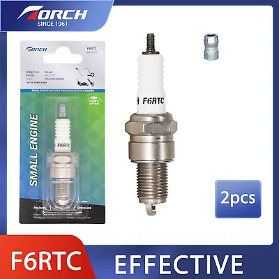 2PCS TORCH Original F6RTC Spark Plug Replace For NGK BPR6ES BPR6E BP5EKN BPR5EKN • $31.64