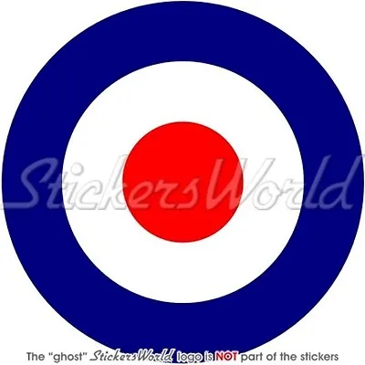 RAF Royal Air Force Type D Aircraft Roundel MOD Target 4  100mm Vinyl Sticker • £4.29