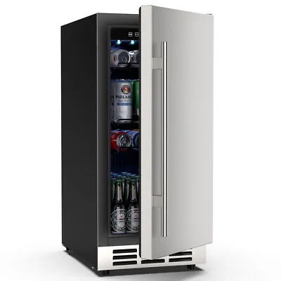 3.53 Cu.ft Beverage Refrigerator Foaming Door Outdoor 76 Cans Built-in Fridge • $524.99