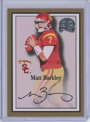 Matt Barkley Auto Rc 2013 Fleer Greats Of The Game On Card Autograph Usc • $19.99