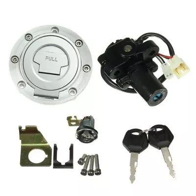 Ignition Switch Lock Fuel Gas Cap Key Kit For Yamaha YZF R6 (1999-2005) • $28.69