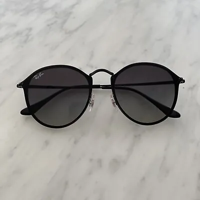 $79 • Buy RAY-BAN Brand New Blaze Round Sunglasses - Black