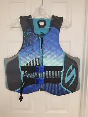 Stearns Flotation Aid-Type Lll PFD Life/Ski Vest Mens XXL Blue & Gray EUC • $49.99