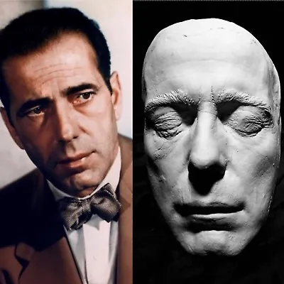 Humphrey Bogart Life Mask Cast “Casablanca”The Maltese Falcon “The Big Sleep “!! • $75