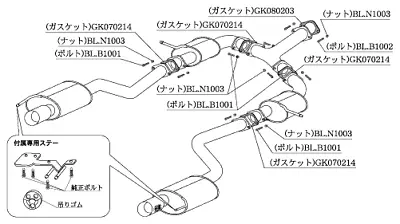 Kakimoto Racing Exhaust Kakimoto.r For Toyota Aristo Jzs147 Ts305w • $1688.38