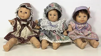 Vintage Lot Of 3 GI-GO My Pals Bean Bag Expression 8  Baby Dolls • $26.99