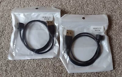 2 X Charger Charging Cable For Xiaomi Mi Band 5 Replacement USB Spare Cord • £4.47