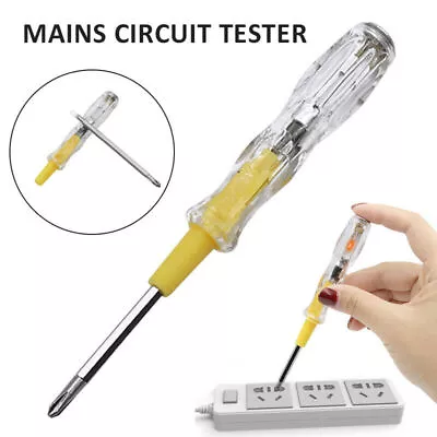 £2.65 • Buy 2in1 Mains Circuit Tester Screwdriver Voltage Pen Electrical Test 13CM 16CM 18CM