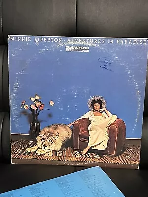 Minnie Riperton Adventures In Paradise Quadraphonic Terre Haute VG+/VG • $52.95