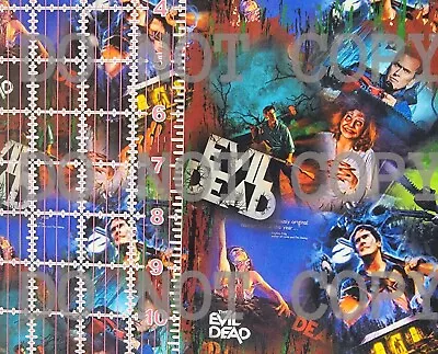 Custom 100% Cotton Woven Fabric The Evil Dead Movie By The 1/4 Yard 9x56 Blue • $5.49