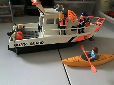 £18 • Buy Playmobil Coastguard Boat And Canoe