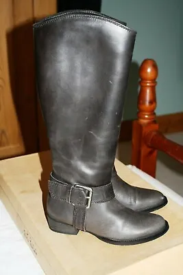 Fat Face Leather Riding Style Boots Size UK 4 EU 37 RRP £100  FatFace • £45