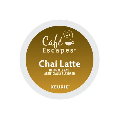 Cafe Escapes Chai Latte Keurig K-Cup Pod 120 Count • $59.99