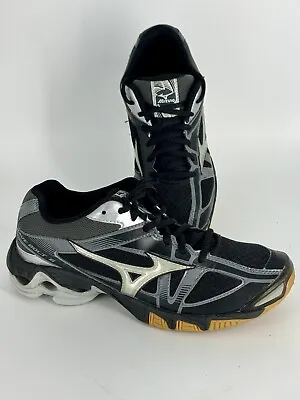 Mizuno Women's Wave Bolt 6 Black/Silver Volleyball Athletic Shoe Women's Size 8  • $36.95