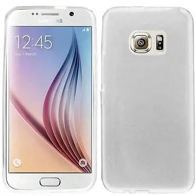 100% Clear Transparent Gel Tpu Silicone Case Cover For Samsung Galaxy S6 • £1.99