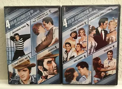 Lot Of 2 Elvis Presley 4 Film Favorites ( 2008 DVD) Brand New Sealed Free Ship • $18.95