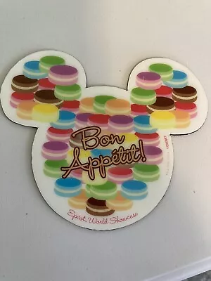 Disney World Epcot World Mickey Icon Bon Appetit Magnet Macarons • $8
