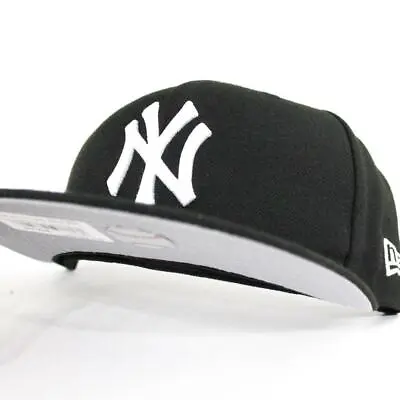 New York Yankees MLB Authentic New Era 59FIFTY Fitted Cap HAT 5950 BLACK WHITE  • $35.50