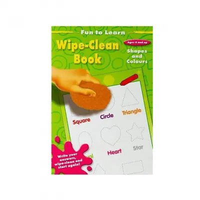 Kids Learning Books Book ABC Numbers Writing Wipe Clean Pages Fast Shipping • £3.45