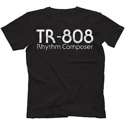 TR-808 T-Shirt 100% Cotton Synthesiser Drum Machine Analog Retro 707 909 • $18.64