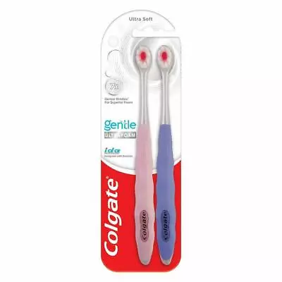 2NO. Colgate Gentle UltraFoam Colgate Gentle Ultrafoam Toothbrush - Free Ship • £10.86