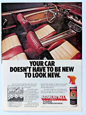 1966 Mustang Emberglo Pony Interior Vintage 1981 Armor All Original Print Ad • $5.95