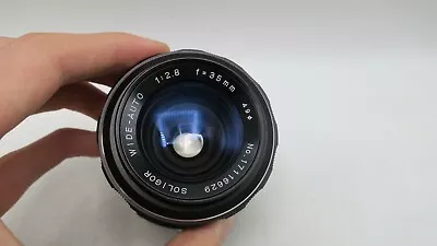 $44.99 • Buy Soligor Wide Auto F2.8 35mm Minolta MD T4 Mount Lens For SLR/Mirrorless Cameras