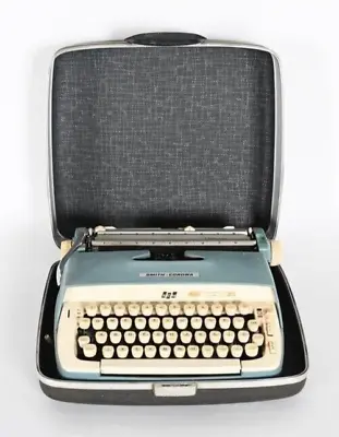 1959-60 Smith-Corona Galaxie Working Vintage Portable Typewriter W/ Case • $40