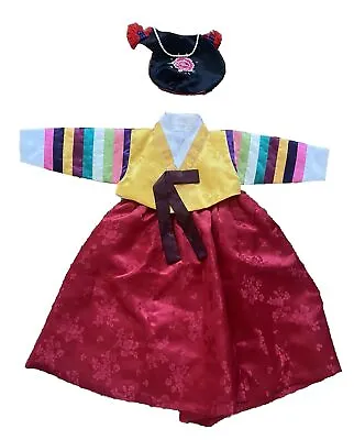 Baby Girl Size 2  Korean Hanbok With Hat • $35