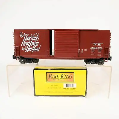 MTH Rail King O-27 New Haven And Hartford NH 40' High Cube Box Car 30-74687 • $54.99