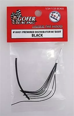Gofer-Racing Wired Distributor With Boot (Black) - Plastic Model Vehicle • $5.21