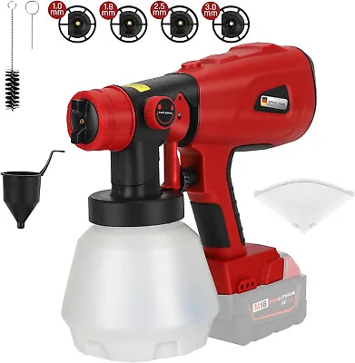 Paint Sprayer For Milwaukee M18 18V Battery 1000ML HVLP Spray Paint Gun Home DIY • $59.99