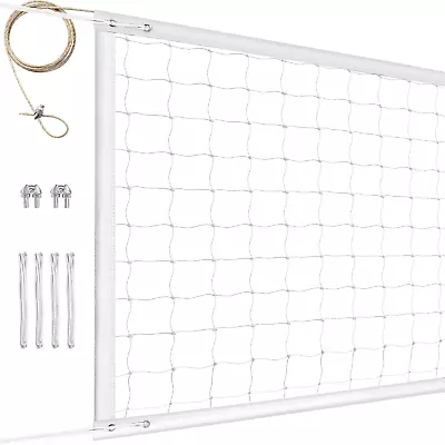 Professional Volleyball Net Outdoor Heavy Duty Upgraded Weather Resistance • $27.99