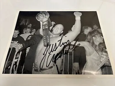 Vintage Justin Credible Autographed Auto Signed 8x10 ECW WWE • $12.99