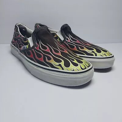 Vans Flame Slip On 500714 Men's Size 8 Women's 9.5 • $18.74