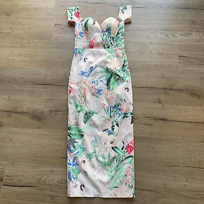 Elle Zeitoune Size 8 Maxi Gown Floral • $279