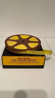 Cine-Kodak Duo Movie Film Splicer Outfit 8mm & 16mm With 300' Yellow 16mm Leader • $9.99