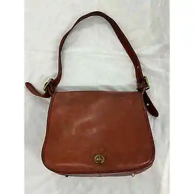 Vintage Coach Leather Tanned Stewardess Bag • $399.99