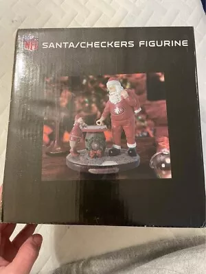 49ers Santa Playing Checkers Figurine • $25