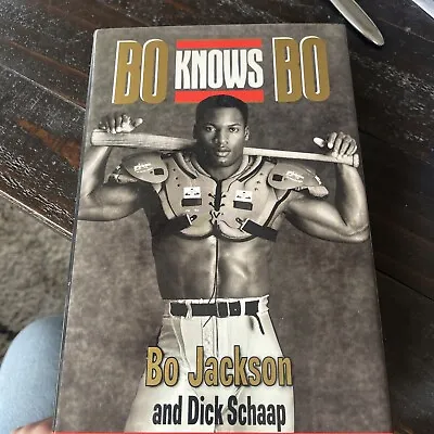 1990 Bo Knows Bo Hardcover Book Signed By Bo Jackson First Edition • $29