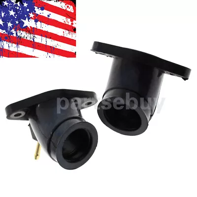 $14.99 • Buy 2x Carburetor Joint Carb Intake Boot For Yamaha XVS650 V-Star 650 Custom Classic