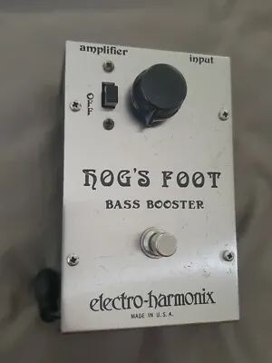 1976 Electro Harmonix Hog’s Foot Bass Booster Vintage Effect Pedal! • $185